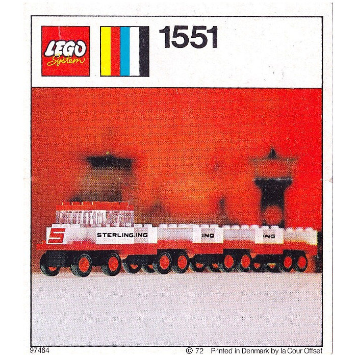 LEGO Sterling Baggage Train Set 1551-2