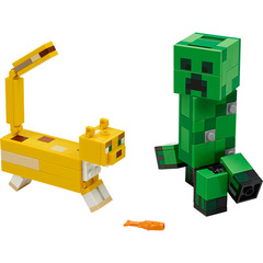 LEGO BigFig Creeper and Ocelot Set 21156