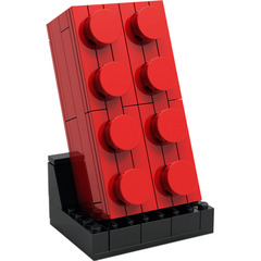 LEGO Buildable 2x4 Red Brick Set 5006085