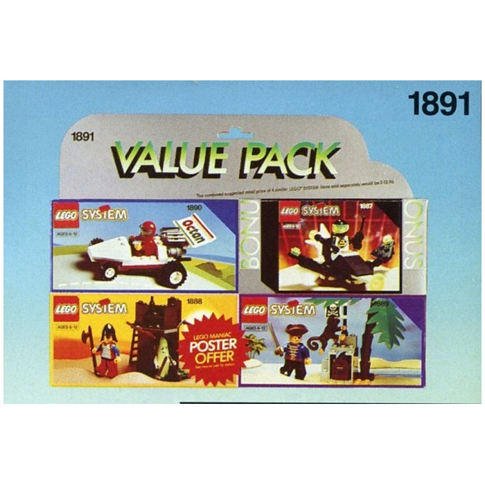LEGO Four Set Value Pack 1891