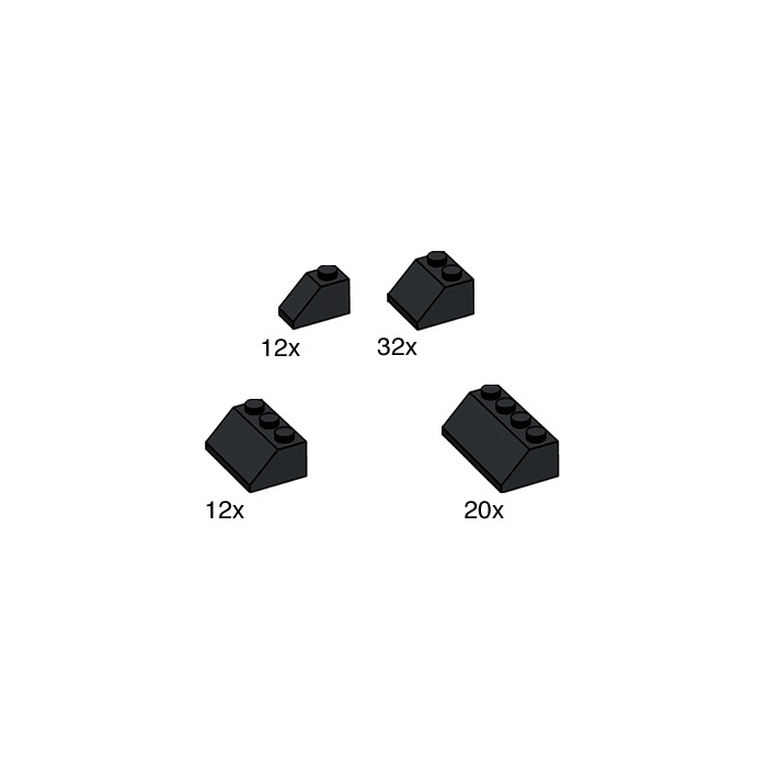LEGO Black Roof Tiles Set 10161