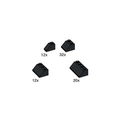 LEGO Black Roof Tiles Set 10161