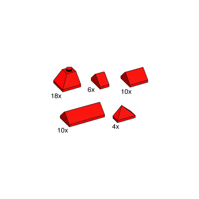 LEGO Red Ridge Tiles Set 10162