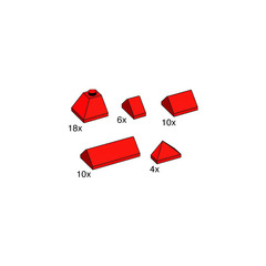 LEGO Red Ridge Tiles Set 10162