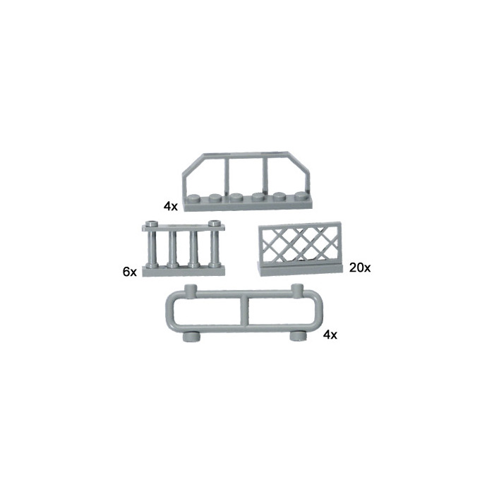 LEGO Grey Fences Set 10050