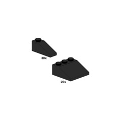 LEGO Black Roof Tiles Set 10055
