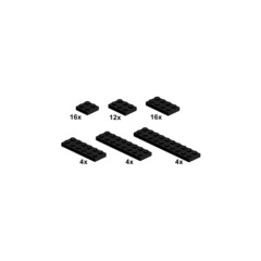 LEGO Black Plates Set 10057