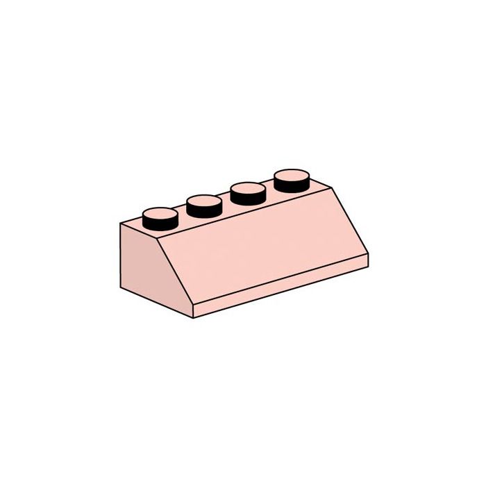 LEGO 2x4 Sand Red Roof Bricks Set 10008