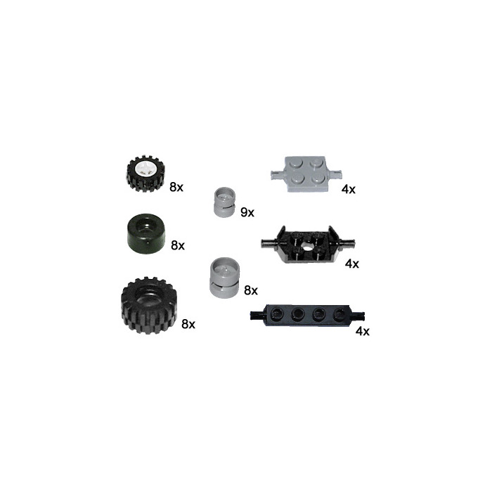 LEGO Small Wheels and Axles Set 10048