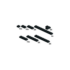 LEGO Black Plates Set 10061