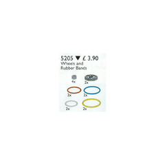 LEGO Technic Wheels and Rubber Bands Set 5205
