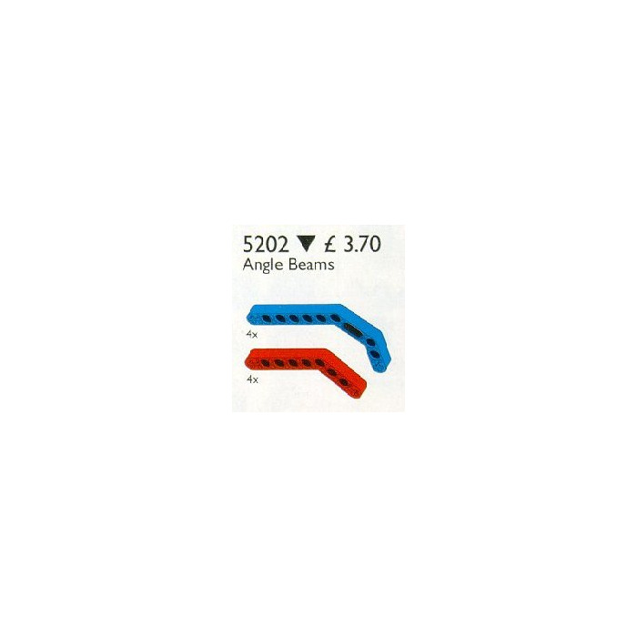 LEGO Angle Beams, Red and Blue Set 5202
