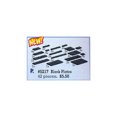 LEGO Black Plates Assorted Set 5217