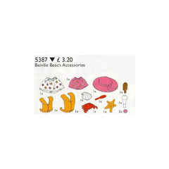 LEGO Belville Beach Accessories Set 5387