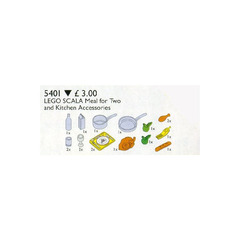 LEGO Scala Kitchen Accessories Set 5401