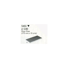 LEGO Scala Floor Plate 17.5 x 35 cm Set 5402