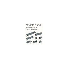 LEGO Technic Beams and Plates with Holes, Black Set 5228