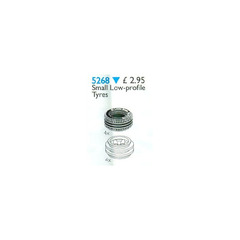 LEGO Small Low Profile Tyres Set 5268