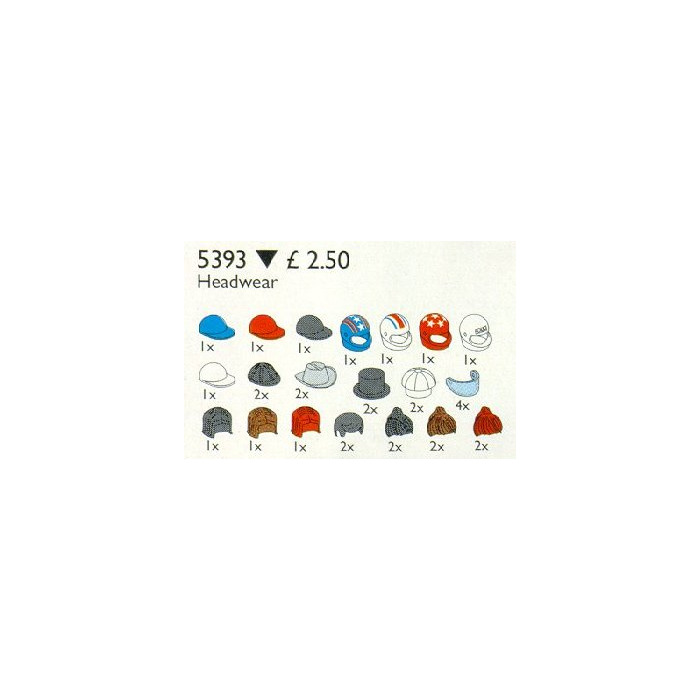 LEGO Headgear (Hats and Hair) Set 5393