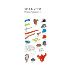 LEGO Pirate Accessories Set 5122