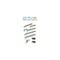 LEGO Plates, Gear Racks Set 5290