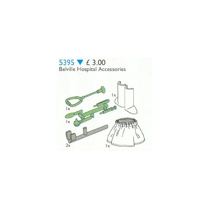 LEGO Belville Hospital Accessories Set 5395