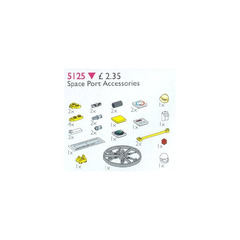 LEGO Space Port Accessories (Launch Command Accessories) Set 5125