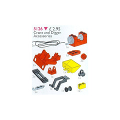 LEGO Crane and Digger Accessories Set 5126