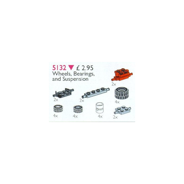 LEGO Wheels, Bearings and Suspension Set 5132