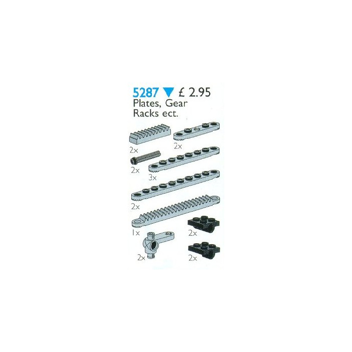 LEGO Plates and Gear Racks Set 5287