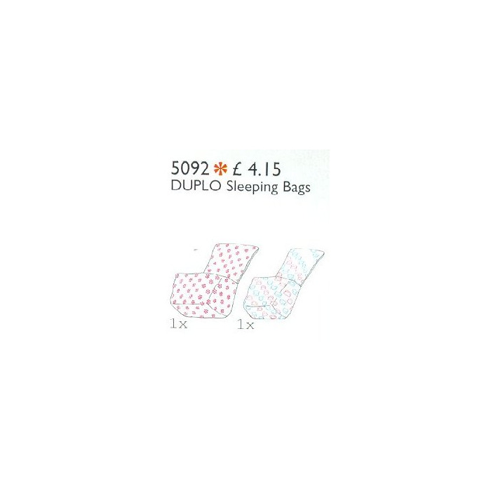 LEGO Two Duplo Sleeping Bags Set 5092