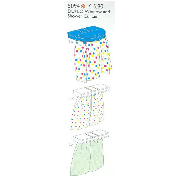 LEGO Duplo Window and Shower Curtains Set 5094