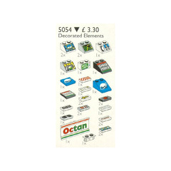 LEGO Decorated Elements Set 5054