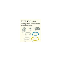 LEGO Wedge Belt, Pulleys and V-Belts Set 5277