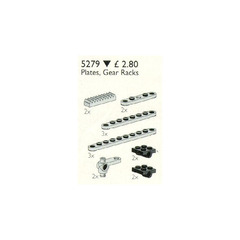LEGO Steering Elements, Plates and Gear Racks Set 5279