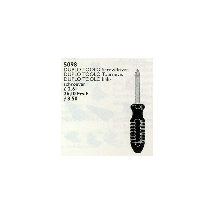LEGO Duplo Toolo Screwdriver Set 5098