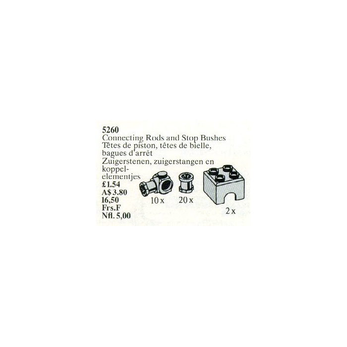 LEGO Connecting Rods and Stop Bushes Set 5260