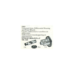 LEGO Universal Joint, Differential Housing and Point Wheels Set 5263