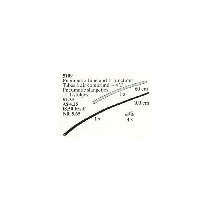 LEGO Pneumatic Tubing and T-Junctions Set 5109