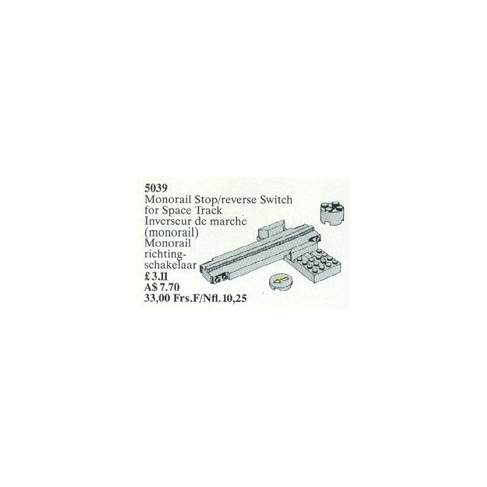 LEGO Monorail Stop / Reverse Switch Set 5039