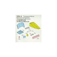 LEGO Transparent Bricks Set 5156