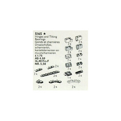 LEGO Hinges, Couplings and Tilting Bearings Set 5165