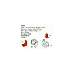 LEGO Seats, Steering Wheels and Windscreens Set 5188