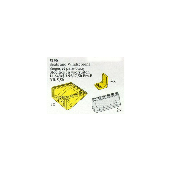 LEGO Seats and Windscreens Set 5190