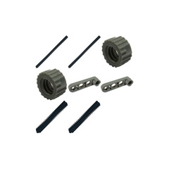 LEGO Threaded axles and nuts Set 5110-2