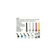 LEGO Mini Antennas, Assorted Sticks and Antennas Set 5199