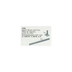 LEGO Signal Masts and Base Supports Set 5200