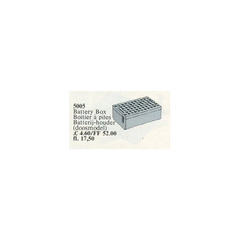 LEGO Battery Box Grey 4.5V for use with Basic set 816 5005