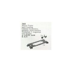 LEGO Locomotive Base Plate with Couplings (Motor Frame) Set 5068