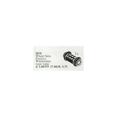 LEGO Wheel Sets Small, Black Set 5070